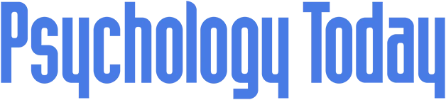 The logo of Psychology Today featuring the text in blue on a white background.